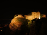 エリチェ Erice ノルマン城の夜のライトアップ